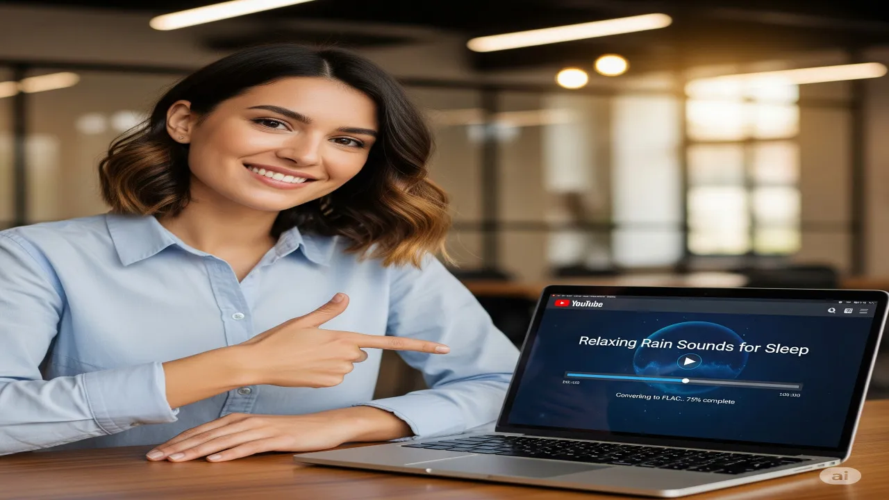 Metode Convert YouTube ke FLAC Menggunakan Situs Web Online (c) Ilustrasi AI