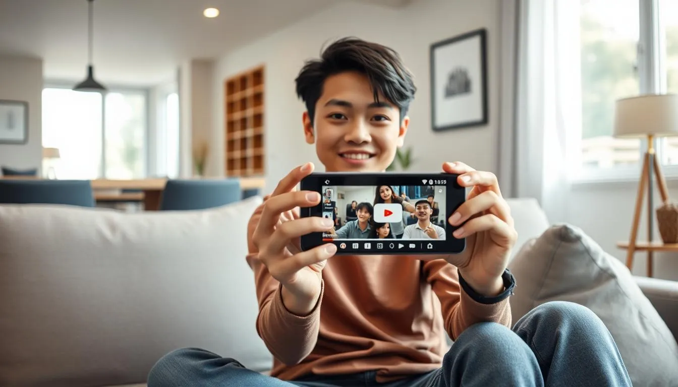 Cara Copy Link YouTube di HP Android (c) Ilustrasi AI