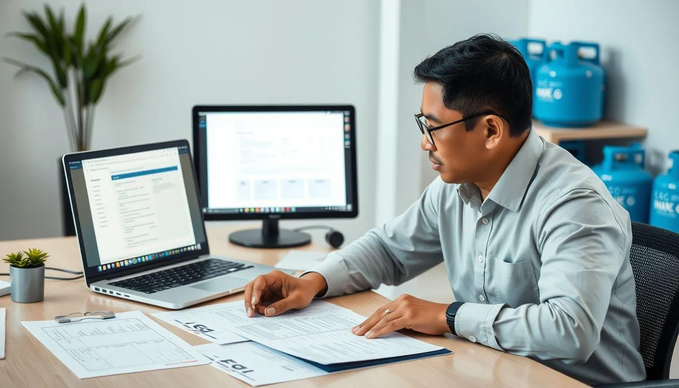 Prosedur Pendaftaran Melalui Sistem Online (c) Ilustrasi AI