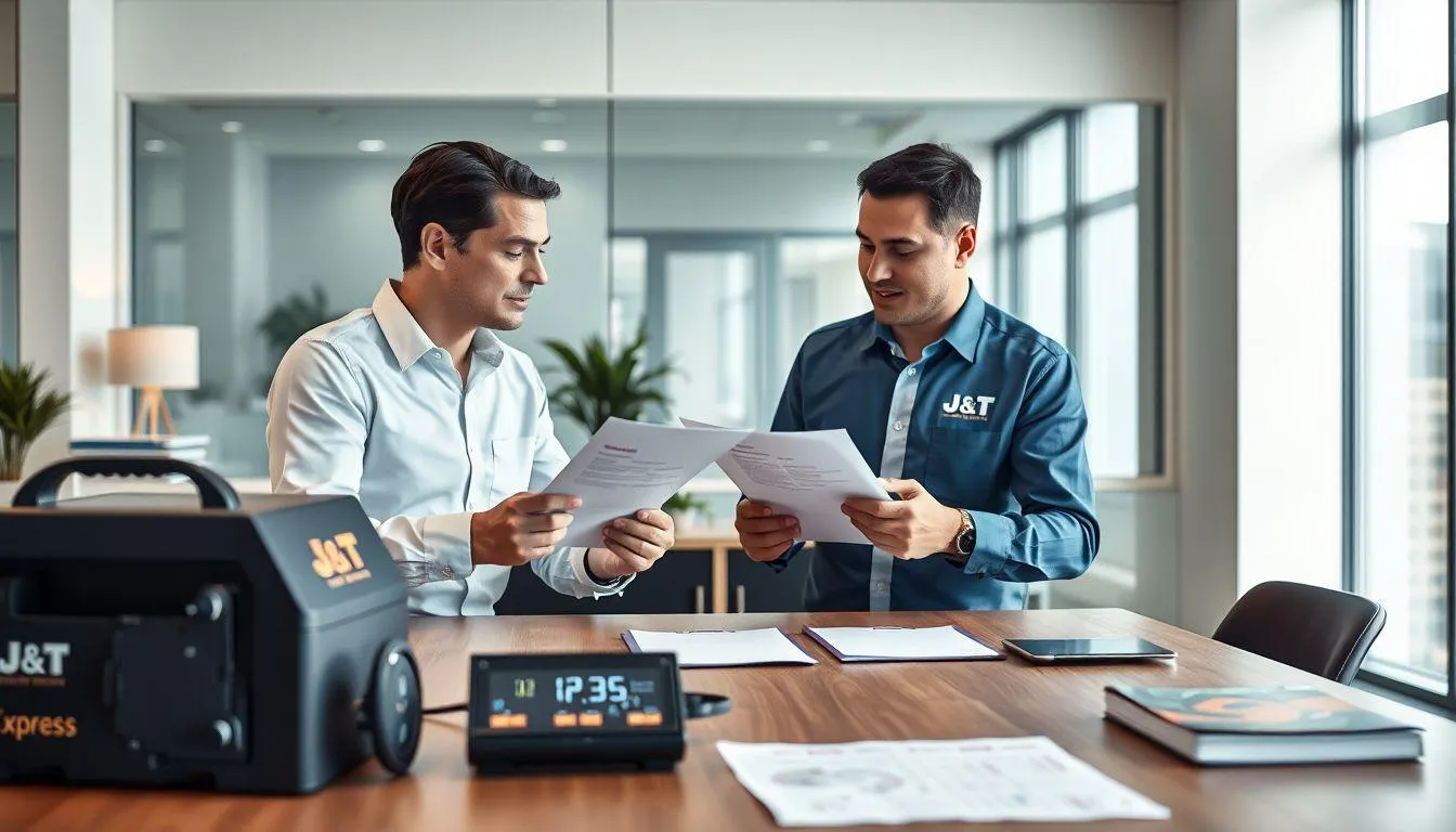 Modal dan Paket Kemitraan Agen JNT (c) Ilustrasi AI