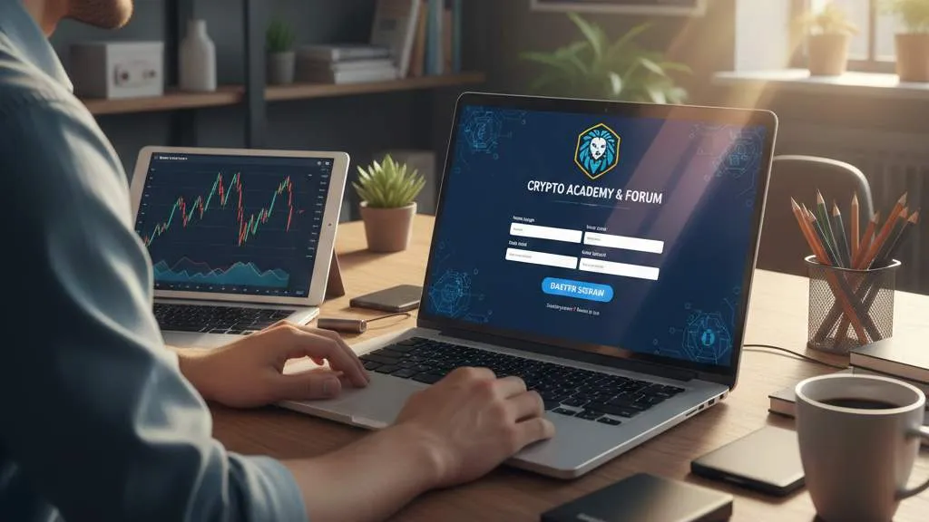 Langkah-Langkah Cara Daftar Akademi Crypto (c) Ilustrasi AI