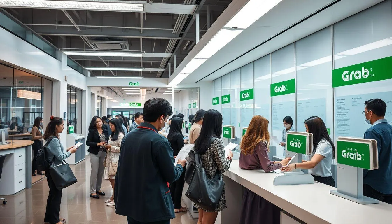 Cara Daftar Akun Grab Melalui Kantor Offline (c) Ilustrasi AI