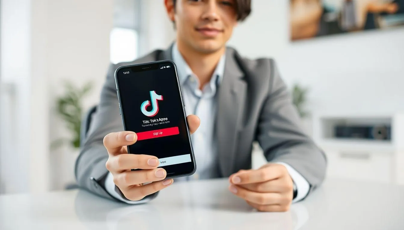 Langkah-Langkah Cara Daftar Akun TikTok (c) Ilustrasi AI