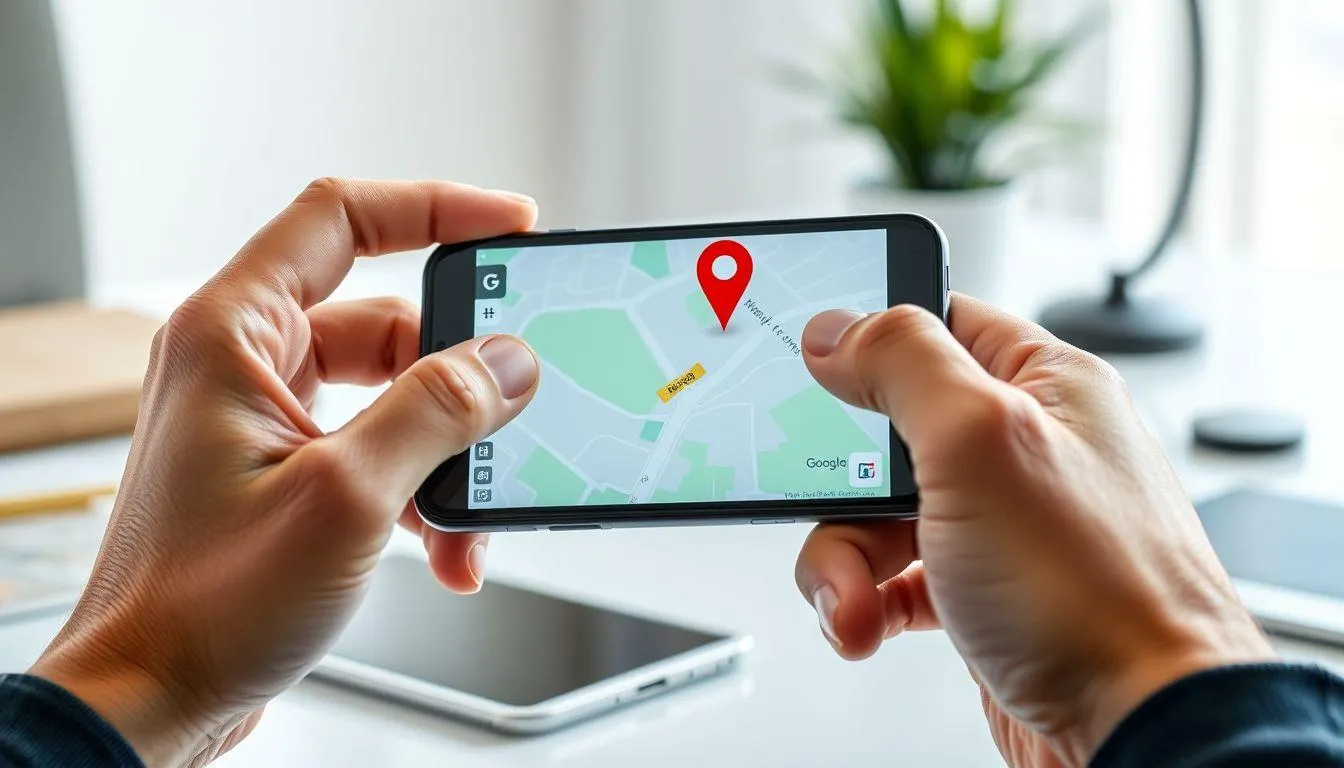 Cara Daftar Alamat di Google Maps Melalui iPhone (c) Ilustrasi AI