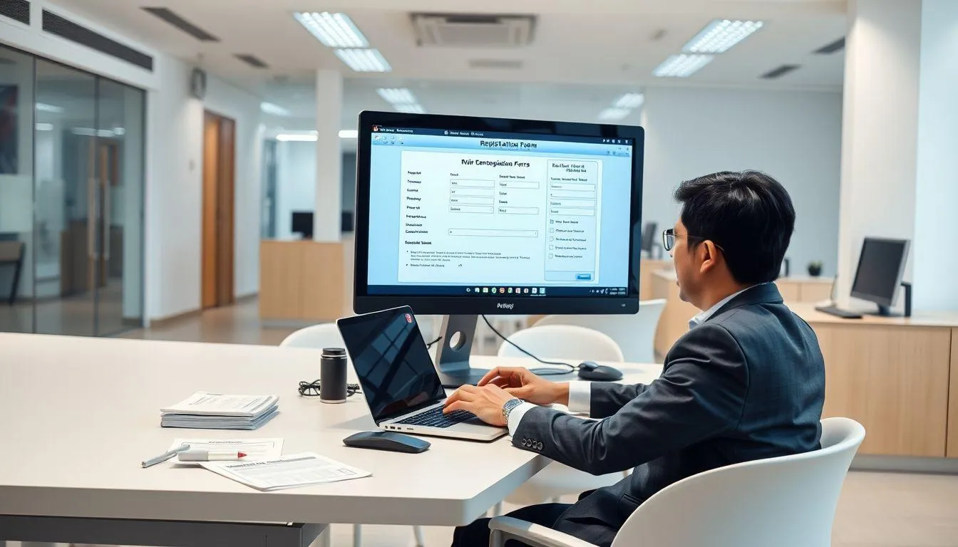 Langkah-Langkah Pendaftaran Online (c) Ilustrasi AI