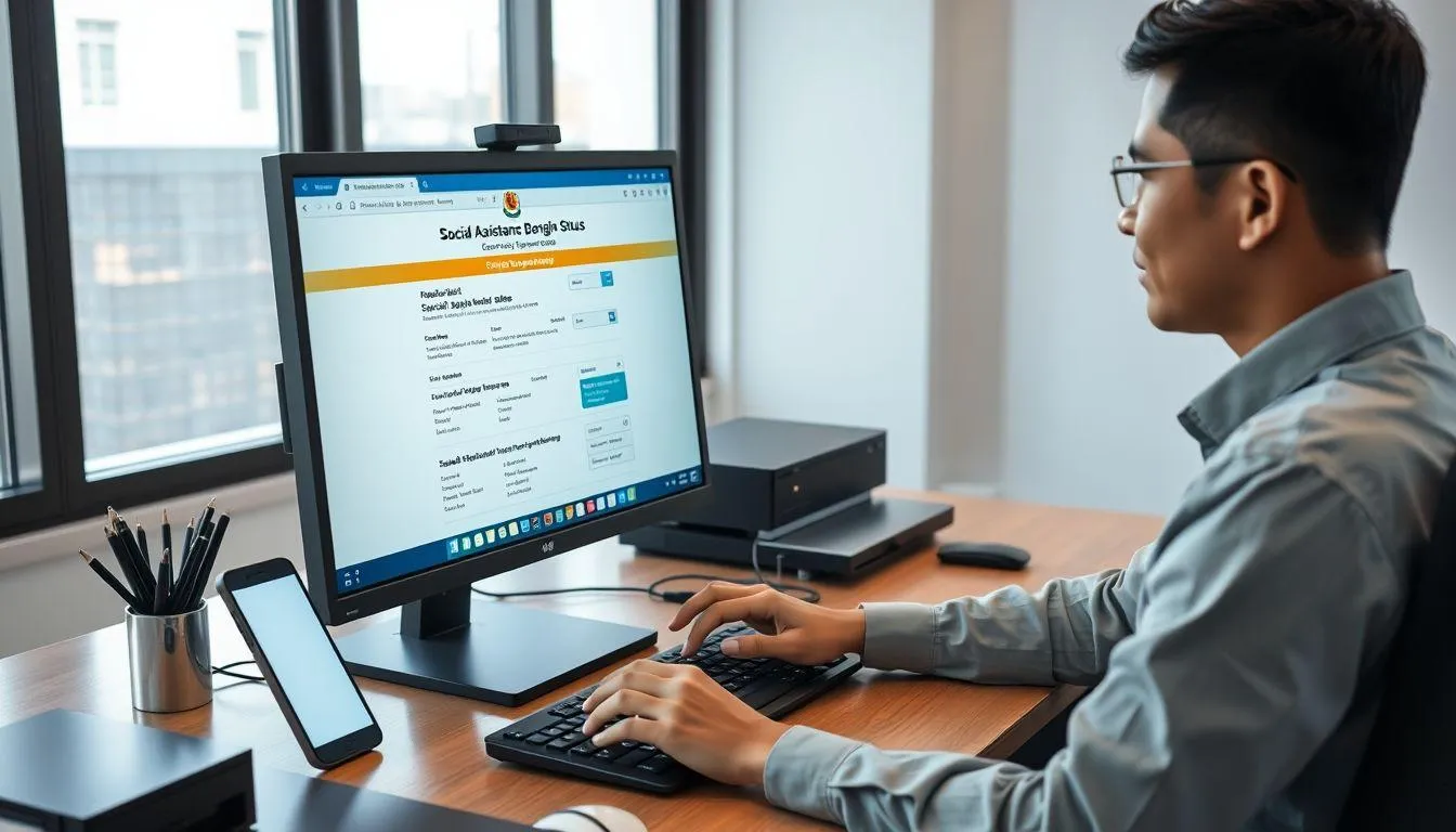 Cara Mengecek Status Penerima Bantuan (c) Ilustrasi AI