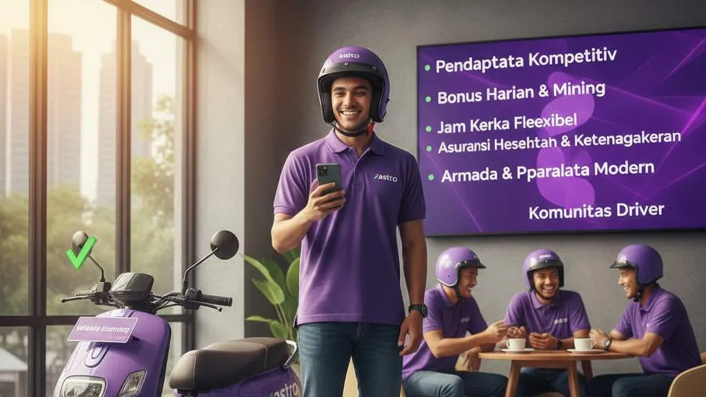 Informasi Gaji dan Benefit Driver Astro (c) Ilustrasi AI