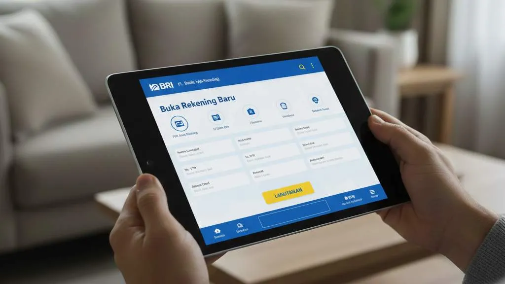 Langkah-langkah Daftar BRI Online Melalui Aplikasi BRImo (c) Ilustrasi AI