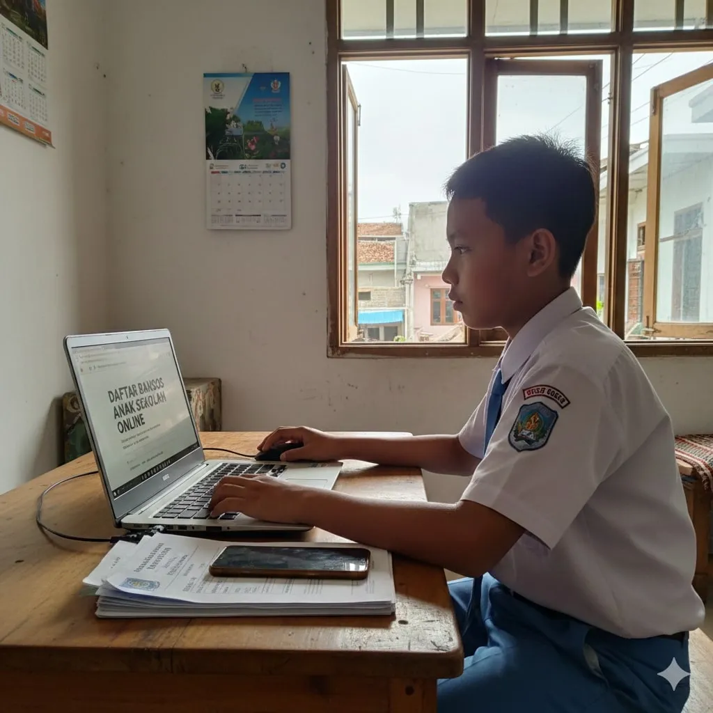 Persyaratan Umum Pendaftaran Bansos Anak Sekolah (c) Ilustrasi AI