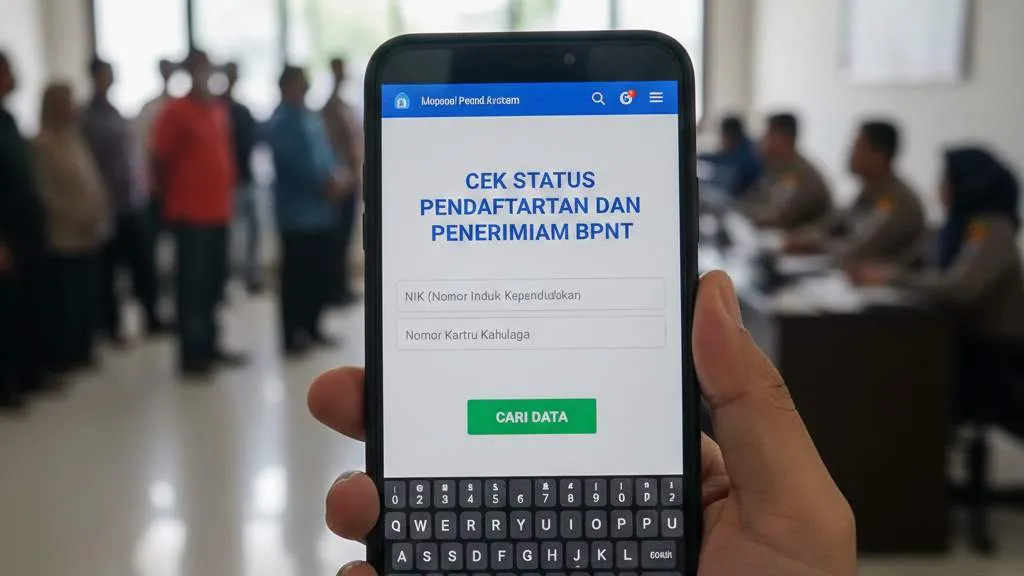 Cara Cek Status Pendaftaran dan Penerimaan BPNT (c) Ilustrasi AI