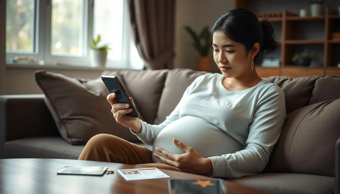 Cara Daftar Bansos Ibu Hamil Secara Online (c) Ilustrasi AI