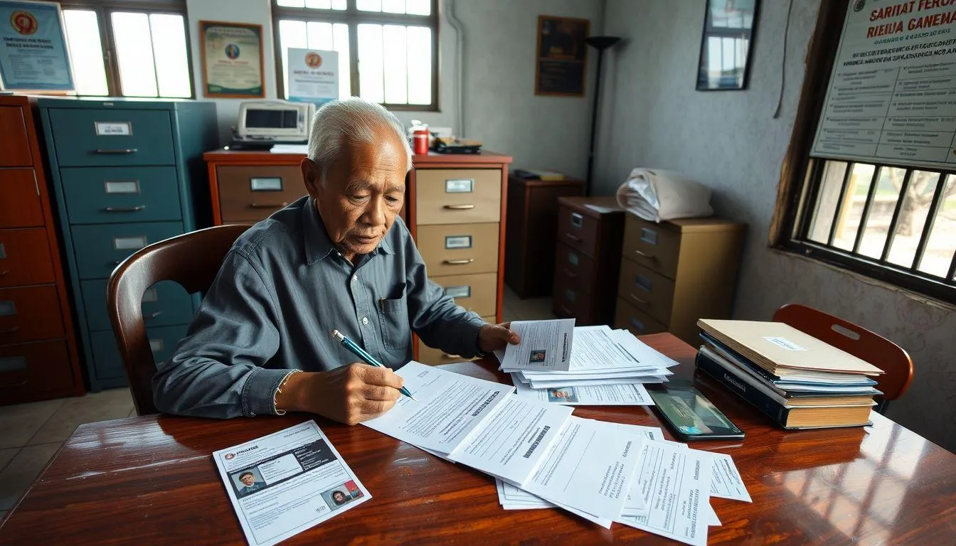 Cara Daftar Bansos Lansia Secara Offline (c) Ilustrasi AI