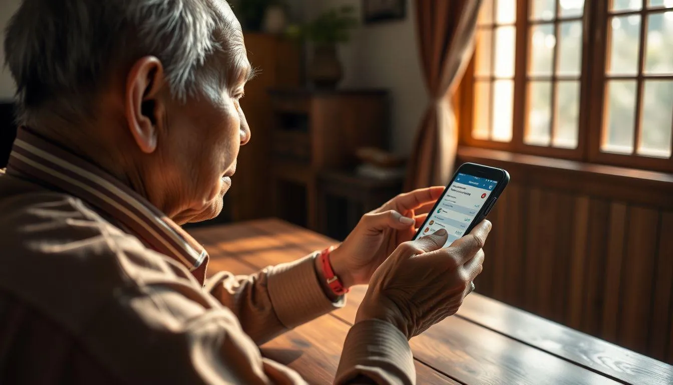 Cara Daftar Bansos Lansia Secara Online (c) Ilustrasi AI