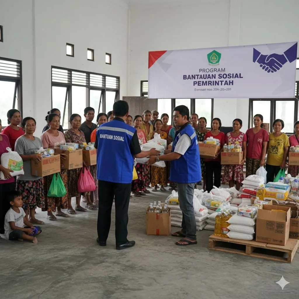 Pengertian dan Jenis Bantuan Sosial yang Tersedia (c) Ilustrasi AI