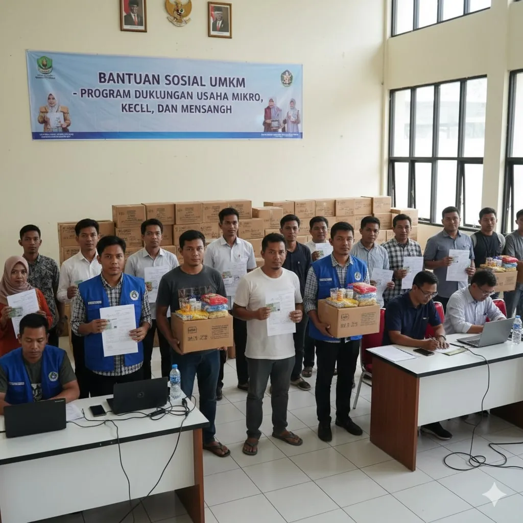 Pengertian dan Jenis Bantuan Sosial UMKM (c) Ilustrasi AI