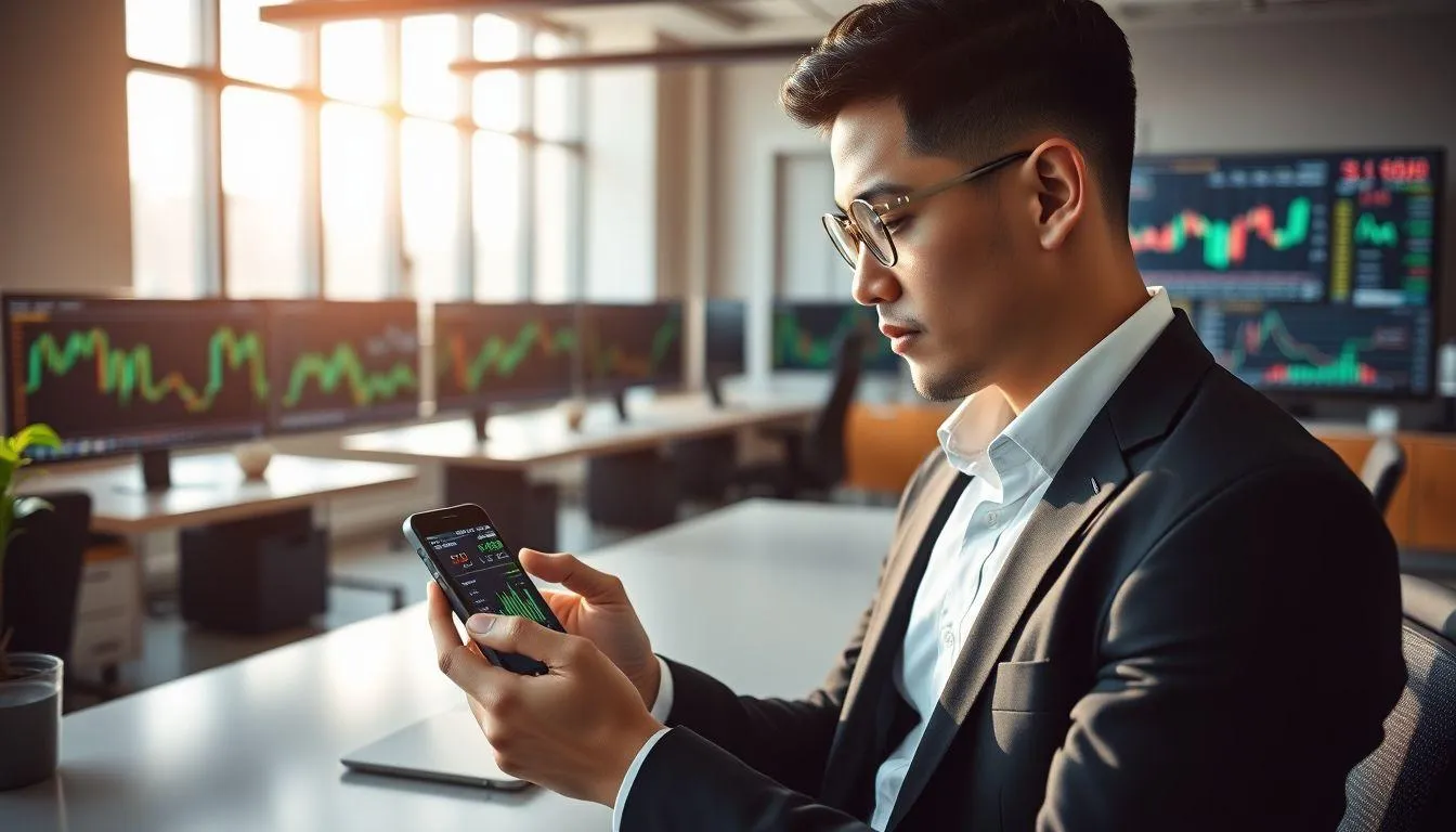 Platform Trading dan Aplikasi BEST Mobile (c) Ilustrasi AI