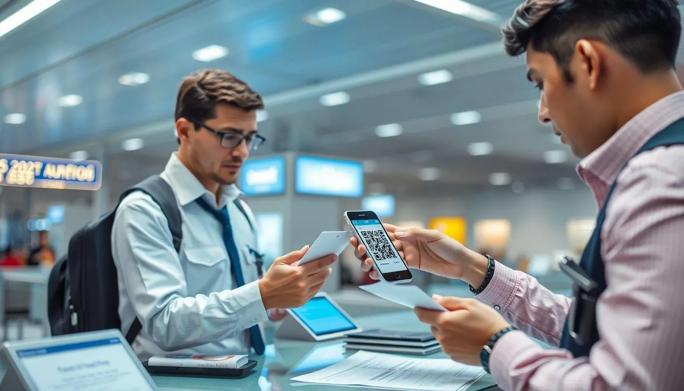 Prosedur Registrasi di Bandara (c) Ilustrasi AI