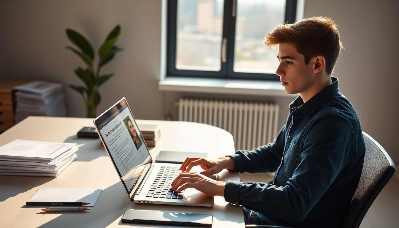 Proses Pendaftaran Beasiswa Online (c) Ilustrasi AI