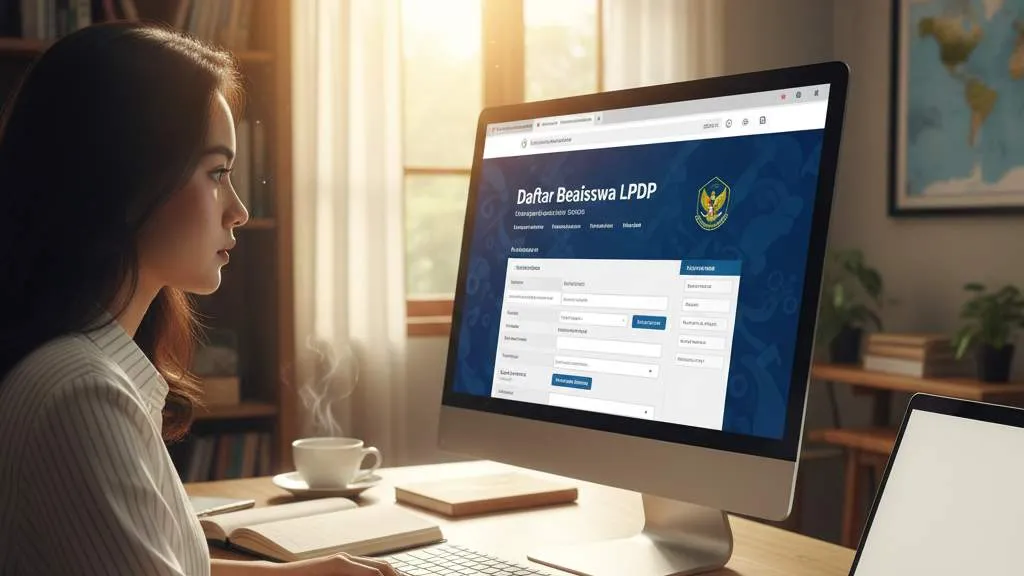 Tips dan Strategi Sukses Mendaftar Beasiswa LPDP (c) Ilustrasi AI