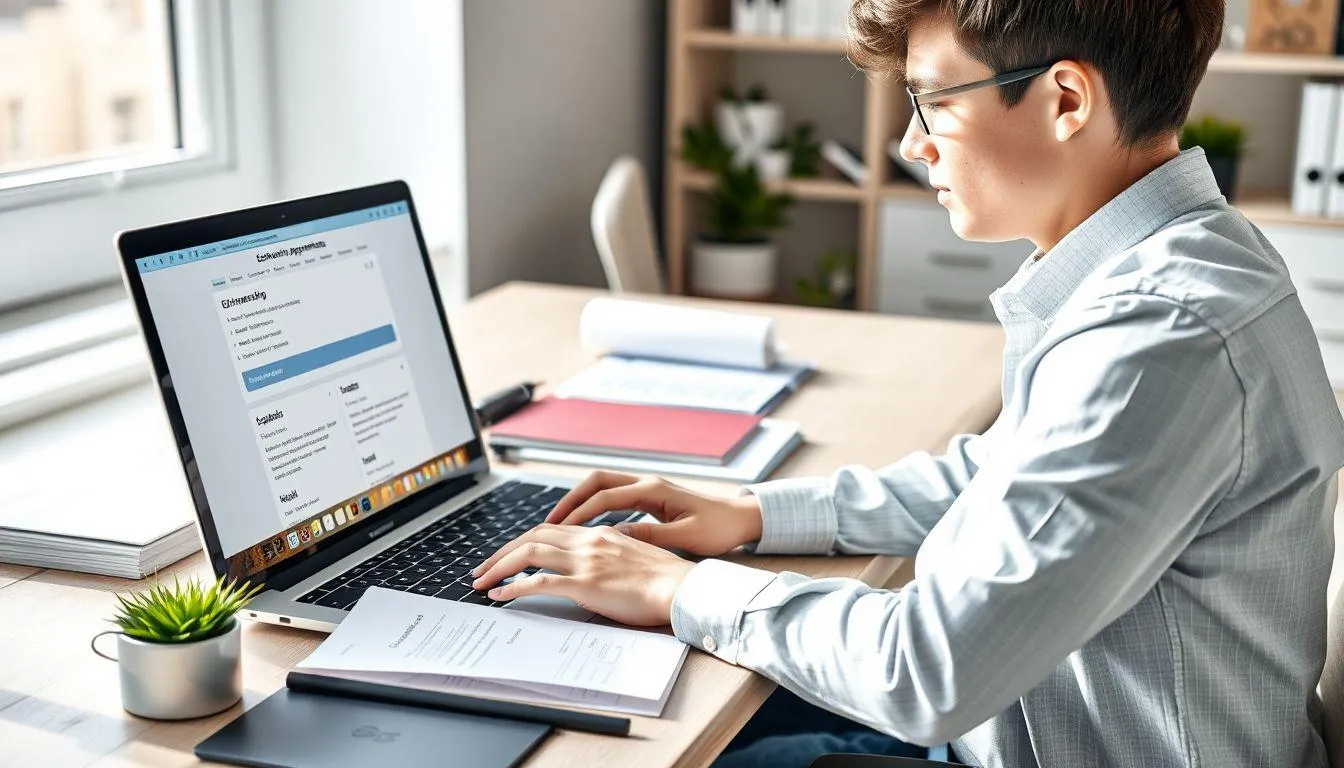 Tahapan Pendaftaran Beasiswa Online (c) Ilustrasi AI