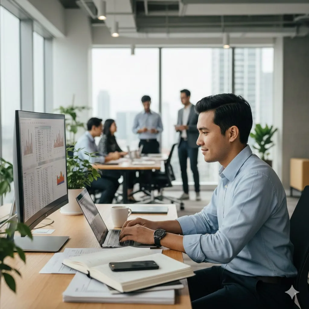 Verifikasi Keamanan dan Two-Factor Authentication (c) Ilustrasi AI