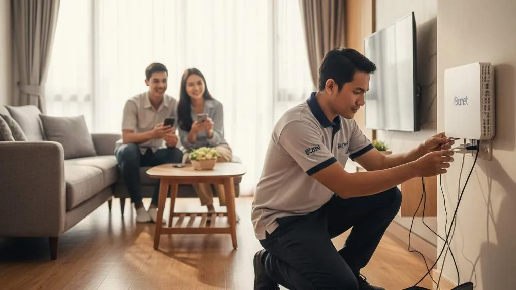 Proses Instalasi dan Aktivasi Layanan (c) Ilustrasi AI