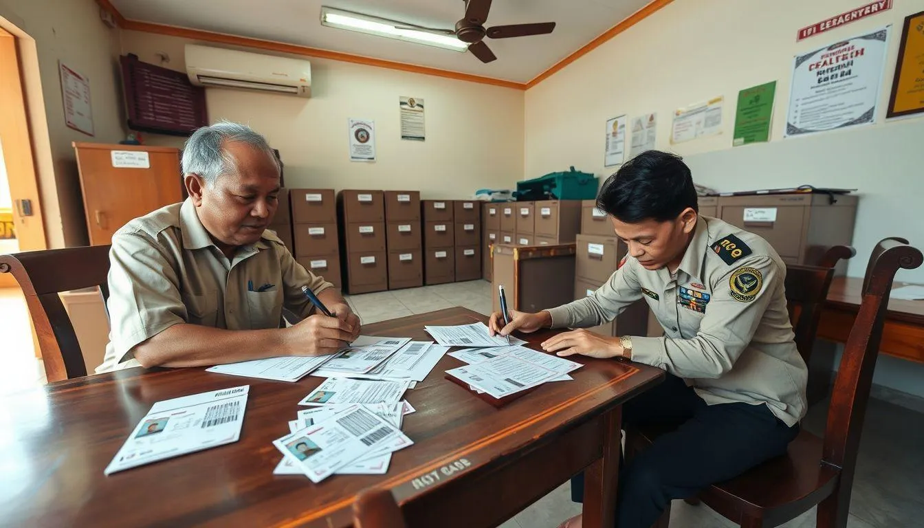 Cara Daftar BLT Kesra Melalui Kantor Desa/Kelurahan (c) Ilustrasi AI