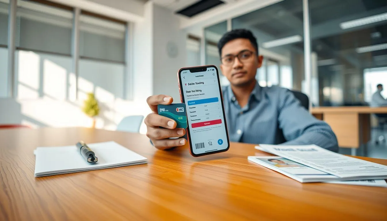 Syarat dan Ketentuan Pendaftaran BNI Mobile Banking (c) Ilustrasi AI