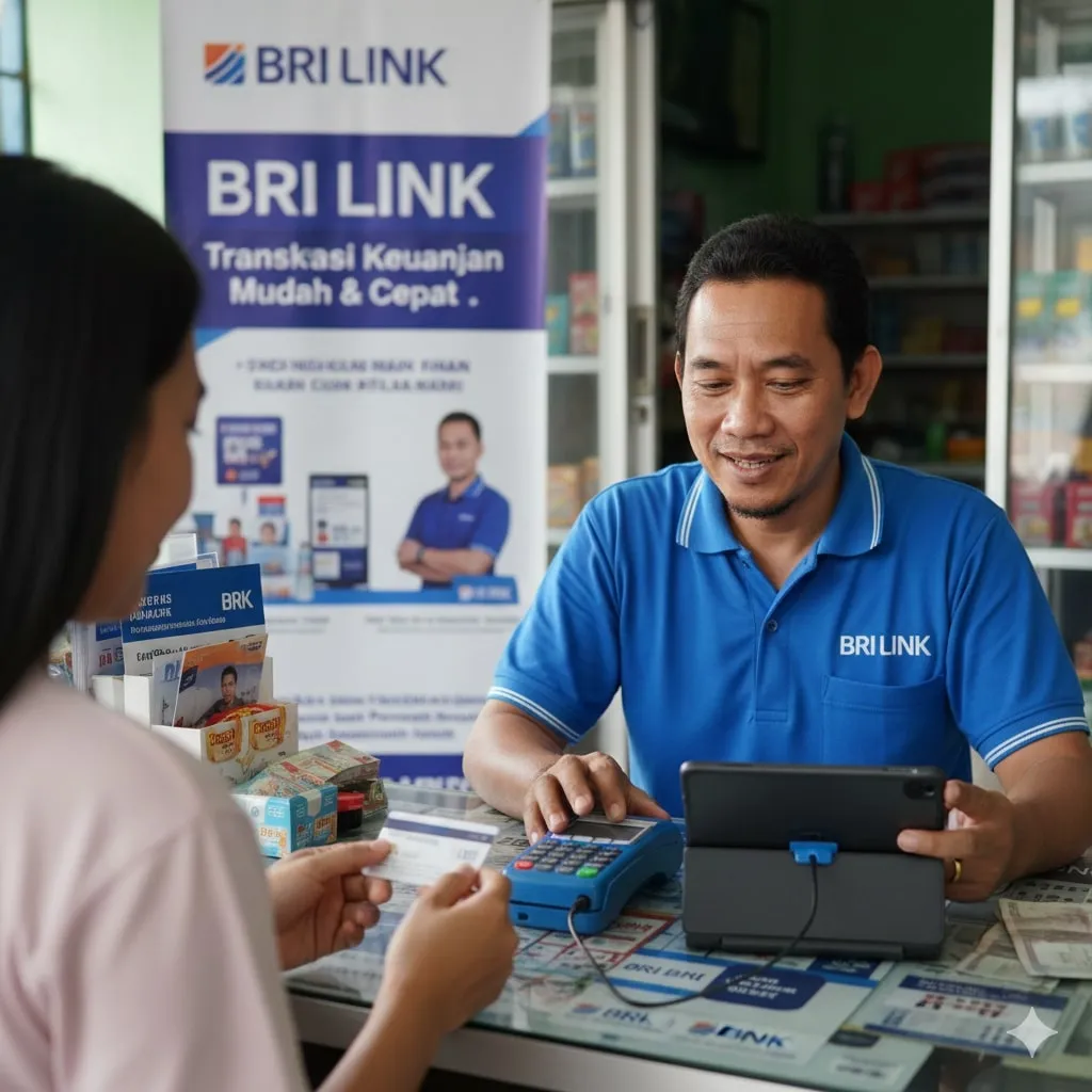 Pengertian dan Jenis Layanan BRI Link (c) Ilustrasi AI