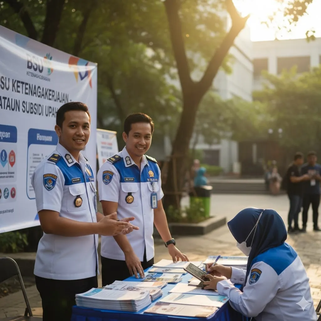 Pengertian dan Mekanisme BSU Ketenagakerjaan (c) Ilustrasi AI