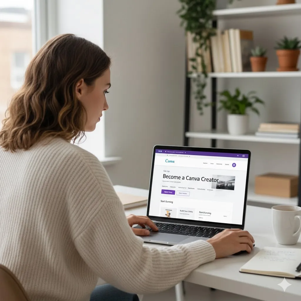 Langkah-Langkah Cara Daftar Canva Creator (c) Ilustrasi AI