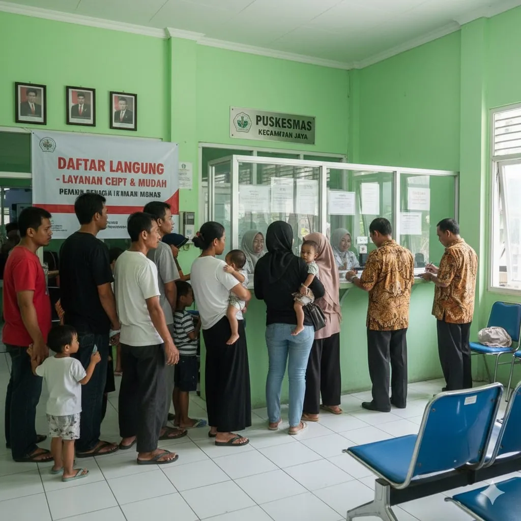 Cara Daftar Melalui WhatsApp Kemenkes (c) Ilustrasi AI