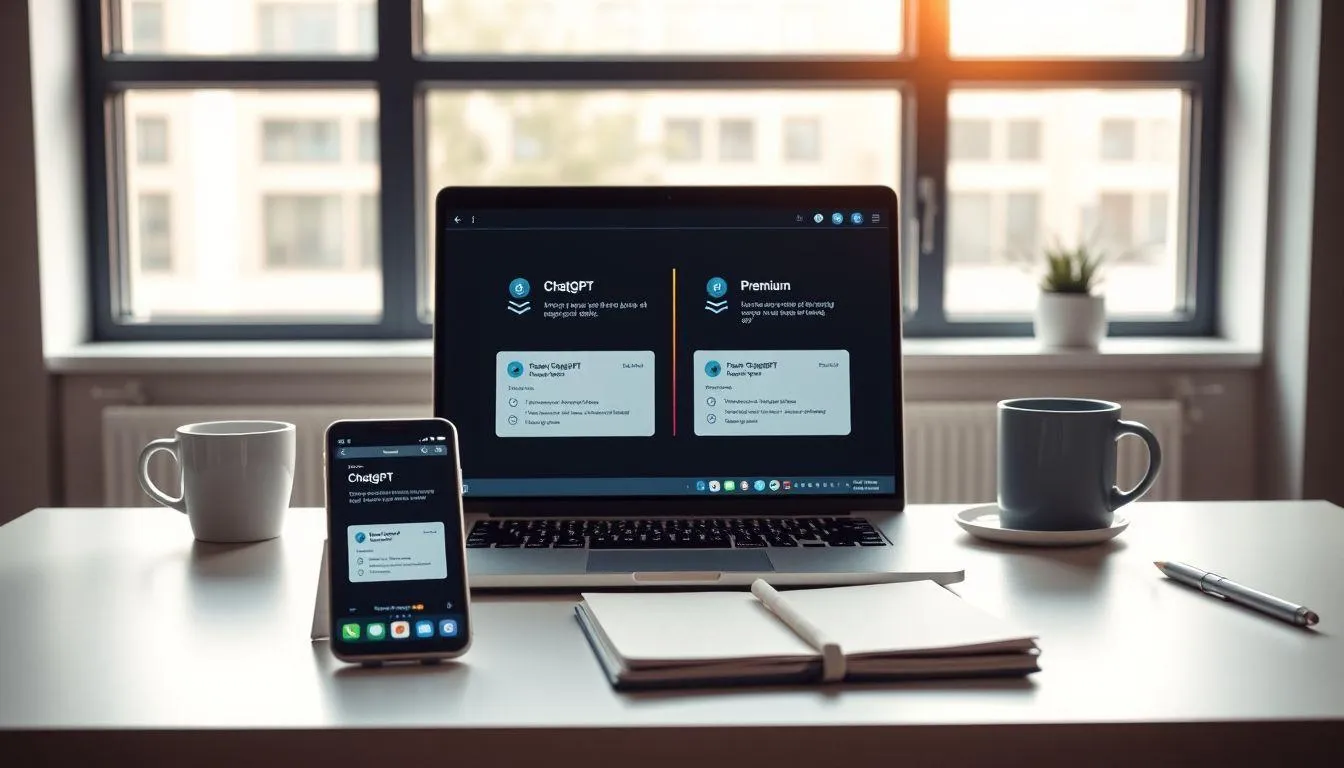 Perbedaan ChatGPT Gratis dan ChatGPT Plus (c) Ilustrasi AI