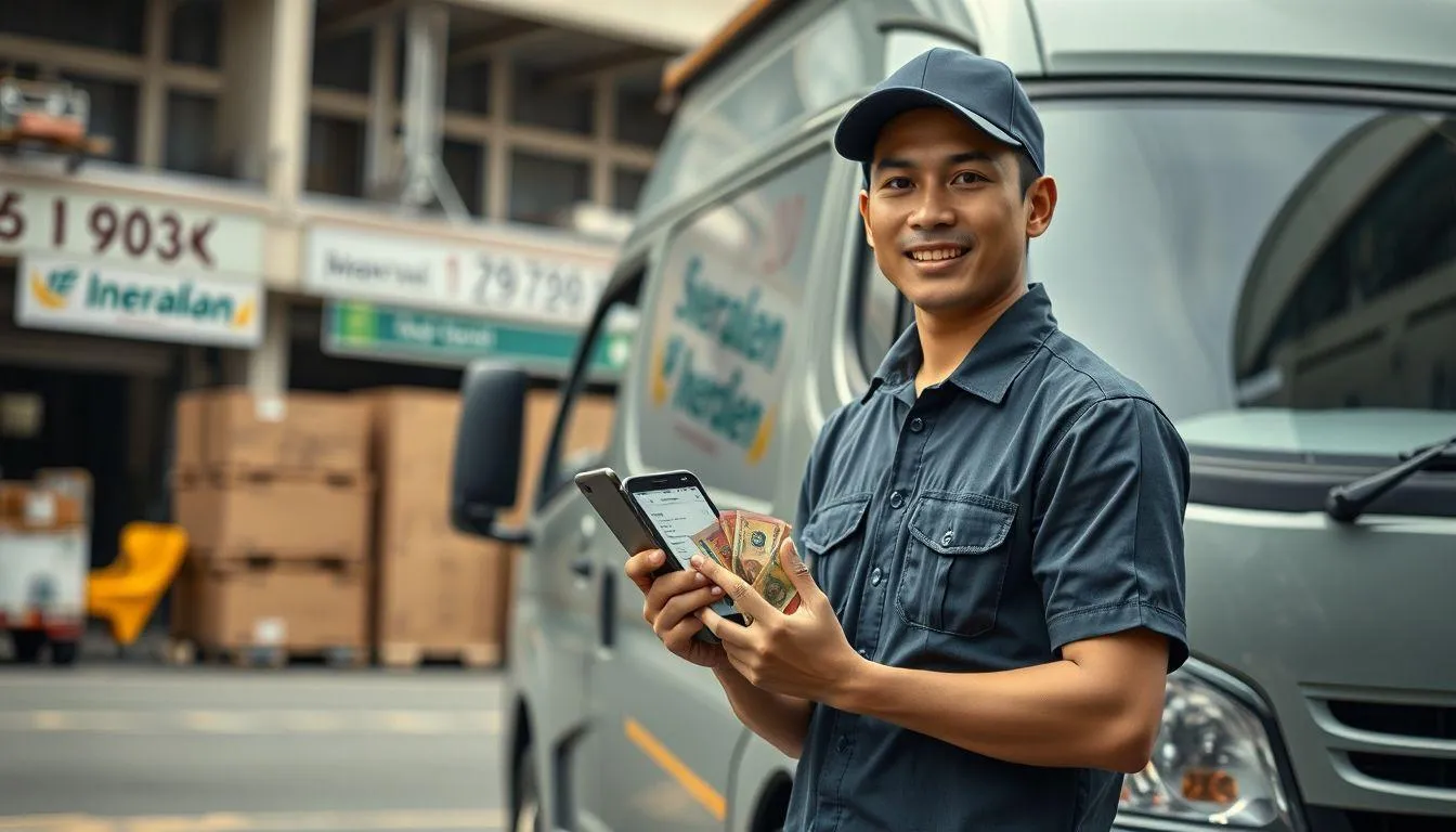 Estimasi Penghasilan dan Sistem Pembayaran (c) Ilustrasi AI