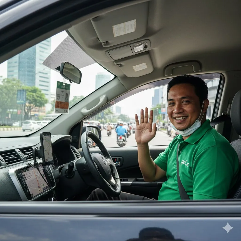 Tips Sukses Menjadi Driver GoCar (c) Ilustrasi AI