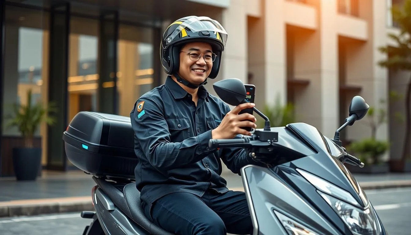 Langkah-langkah Cara Daftar Driver Lalamove Motor (c) Ilustrasi AI