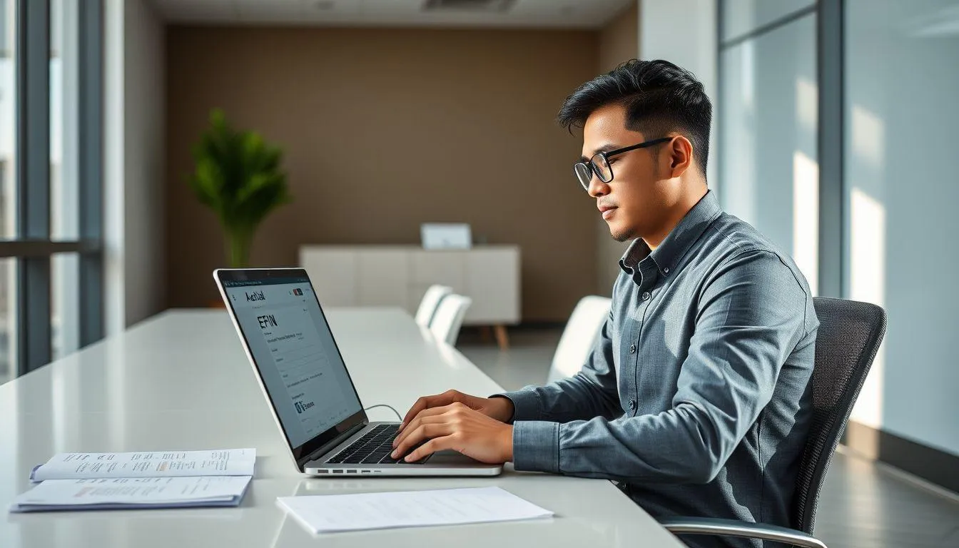 Proses Aktivasi EFIN (c) Ilustrasi AI