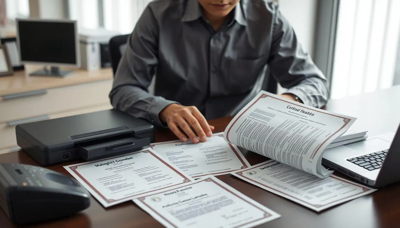 Persyaratan dan Dokumen yang Diperlukan (c) Ilustrasi AI