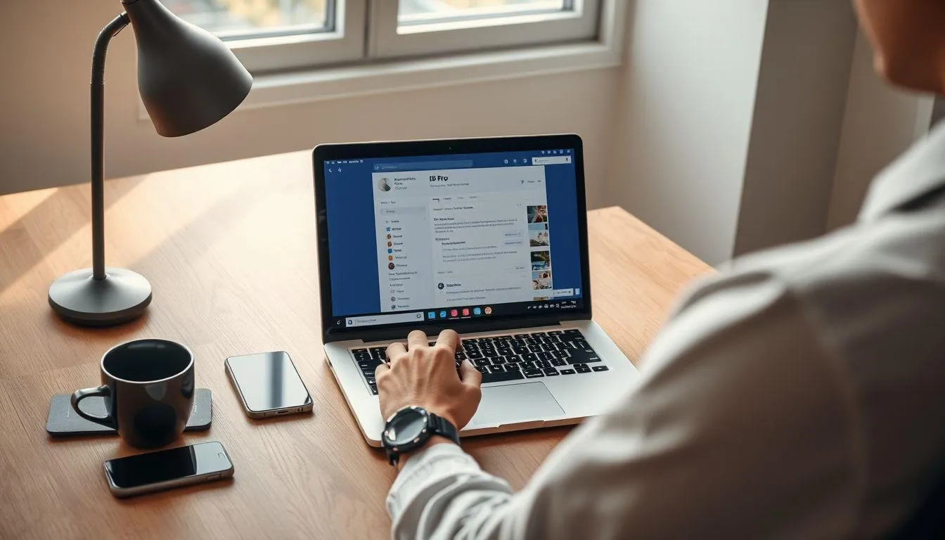 2. Cara Daftar FB Pro via Browser Desktop (c) Ilustrasi AI