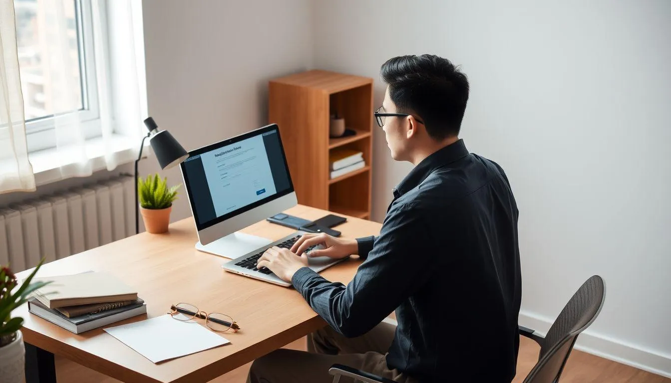 Langkah-Langkah Mendaftar di Platform Freelance (c) Ilustrasi AI