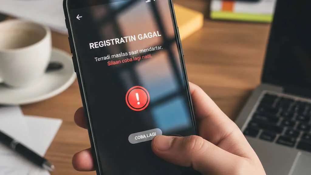 Troubleshooting Masalah Umum Pendaftaran (c) Ilustrasi AI