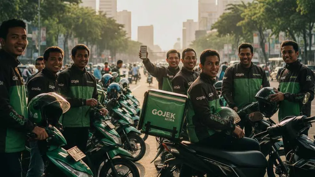 Tips Sukses Menjadi Mitra Gojek (c) Ilustrasi AI