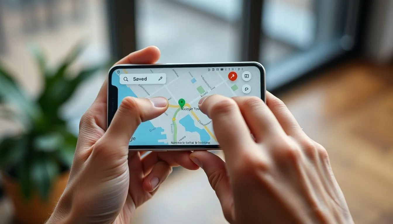 Cara Daftar Google Maps Melalui iPhone (iOS) (c) Ilustrasi AI