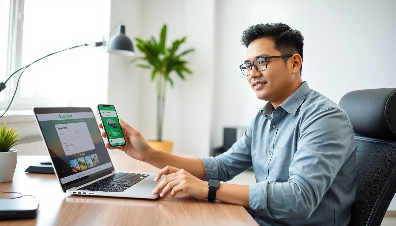 Langkah-langkah Pendaftaran Online (c) Ilustrasi AI