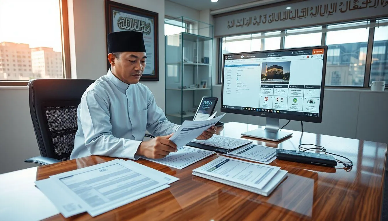 Langkah-Langkah Cara Daftar Haji Plus (c) Ilustrasi AI