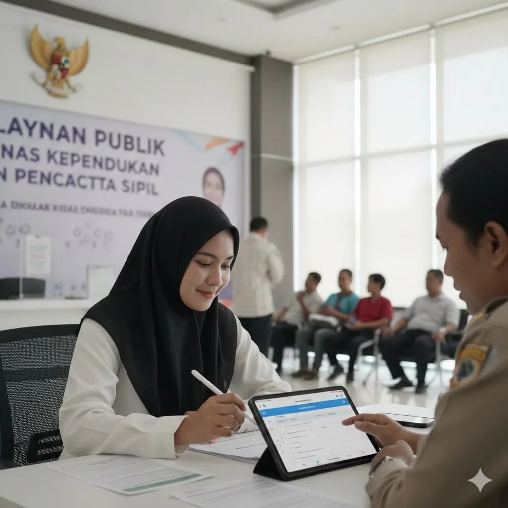 Langkah-Langkah Cara Daftar Identitas Kependudukan Digital (c) Ilustrasi AI