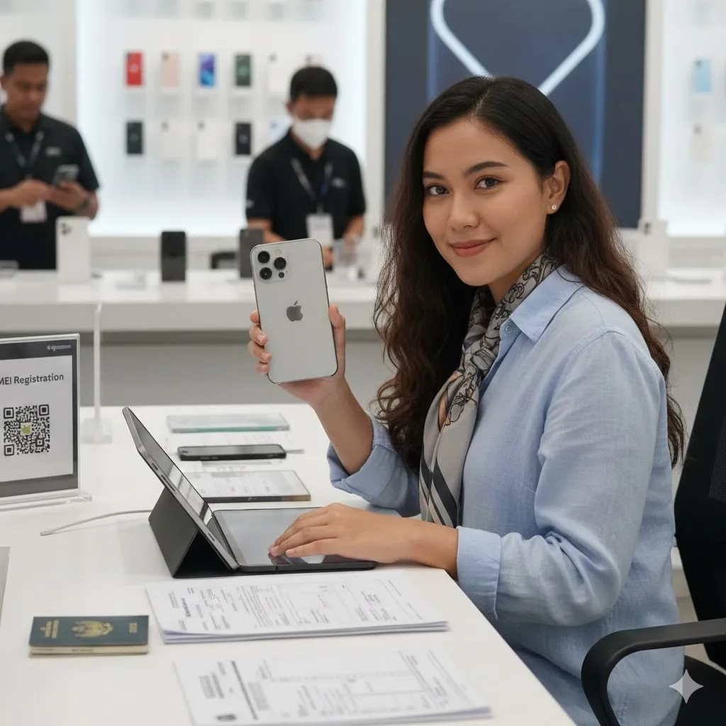 Persyaratan Pendaftaran IMEI iPhone (c) Ilustrasi AI