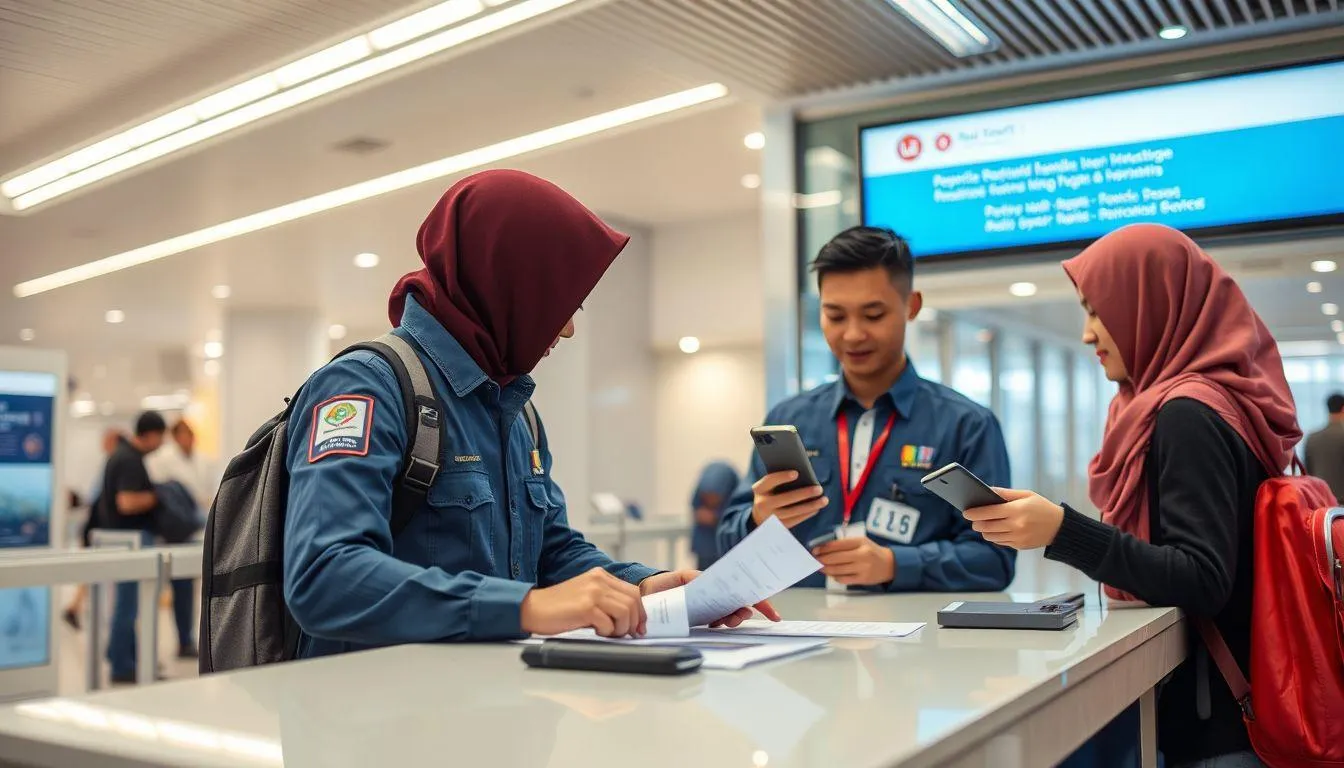 Prosedur Pendaftaran IMEI Turis di Gerai Operator (c) Ilustrasi AI