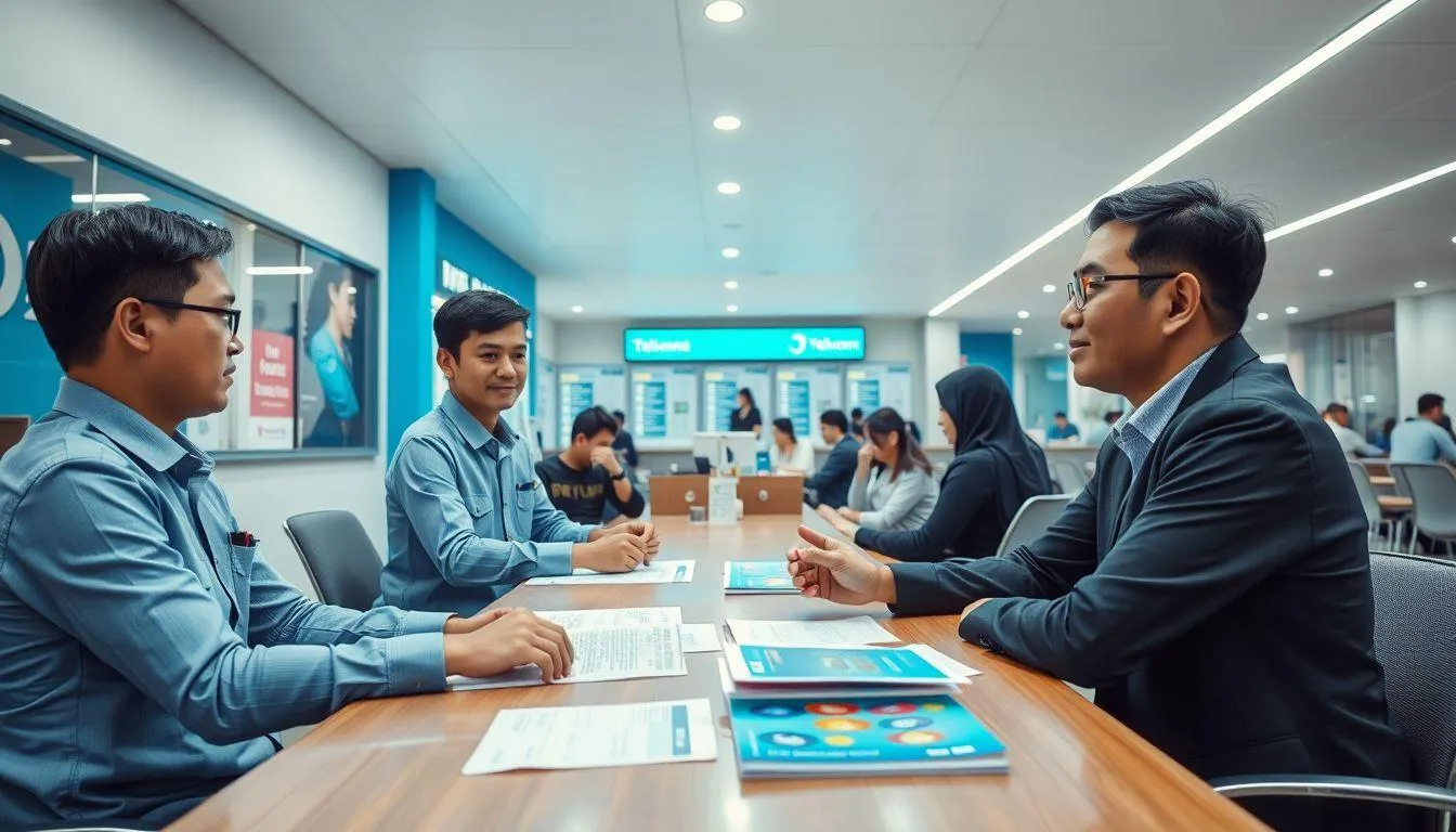 Daftar IndiHome di Plasa Telkom (c) Ilustrasi AI