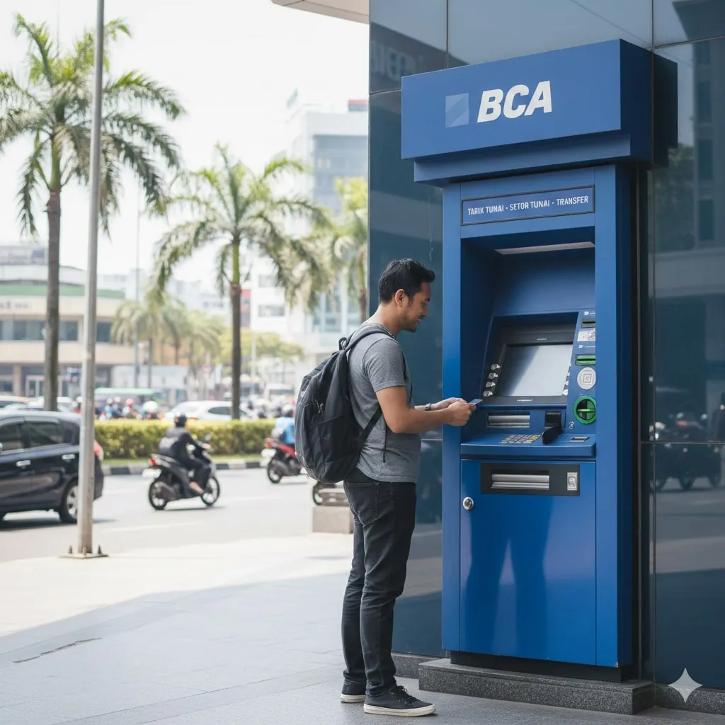 Langkah Registrasi Internet Banking BCA di ATM (c) Ilustrasi AI